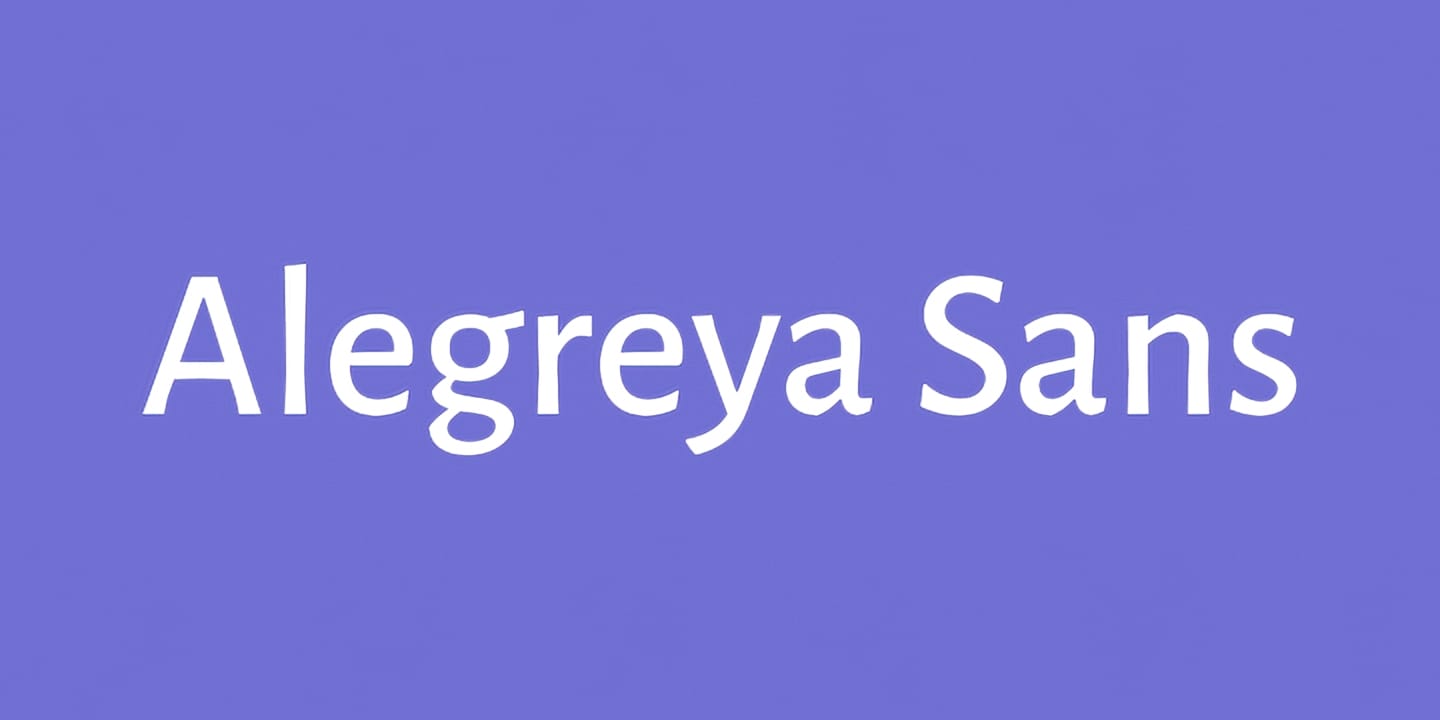 Alegreya font family