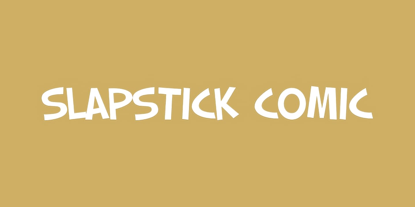 Slapstick Comic font family