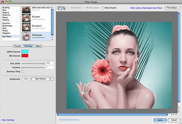 Photoshop Technicolor Effect
